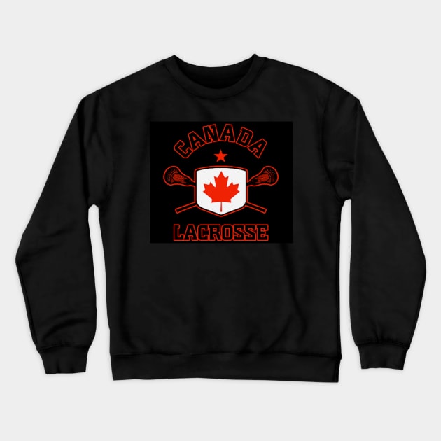 Canada Lacrosse | Sport canada Crewneck Sweatshirt by euror-design